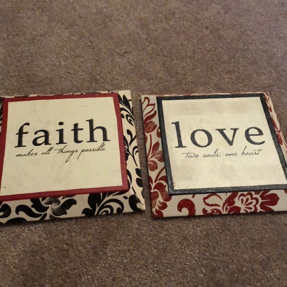 Canvas signs